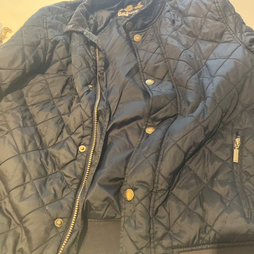 Men's quilted Barbour jacket like new